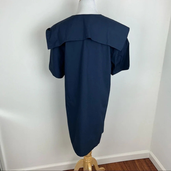 Storets NWT Tinsley Lace Up Sailor Dress Navy Blue Size S/M - Picture 9 of 15